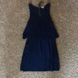 Navy Anthropologie Dress